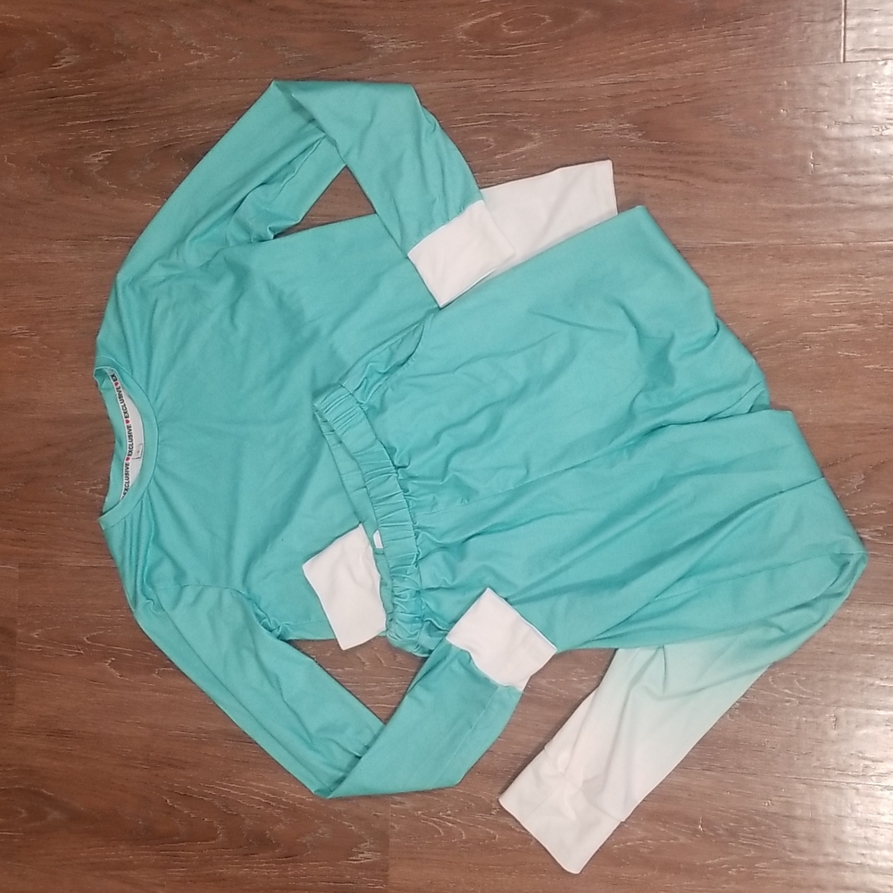 (S) Exclusive Matching Lounge PJ Set Color Ombre Lightweight Comfy Movienight